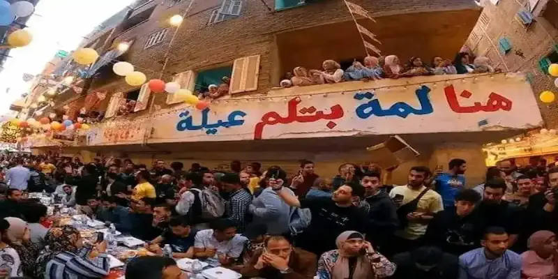 إفطار حي المطرية في مصر