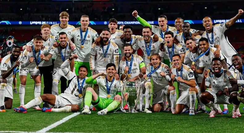 تتويج ريال مدريد بدوري أبطال أوروبا