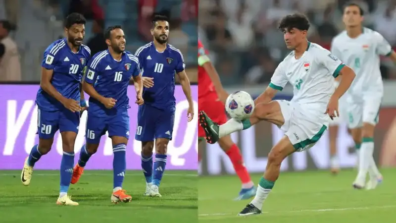 مباراة العراق والكويت