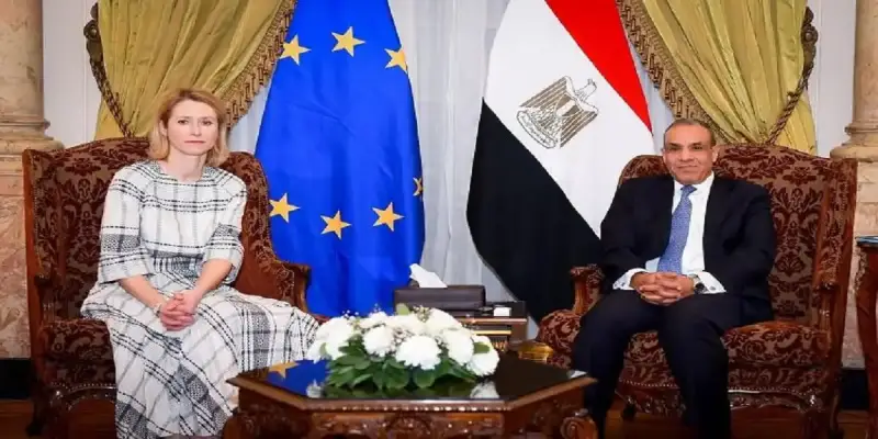 الدكتور بدر عبد العاطي وكايا كالاس