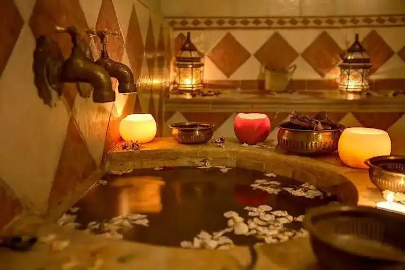 خطوات عمل الحمام المغربي في المنزل