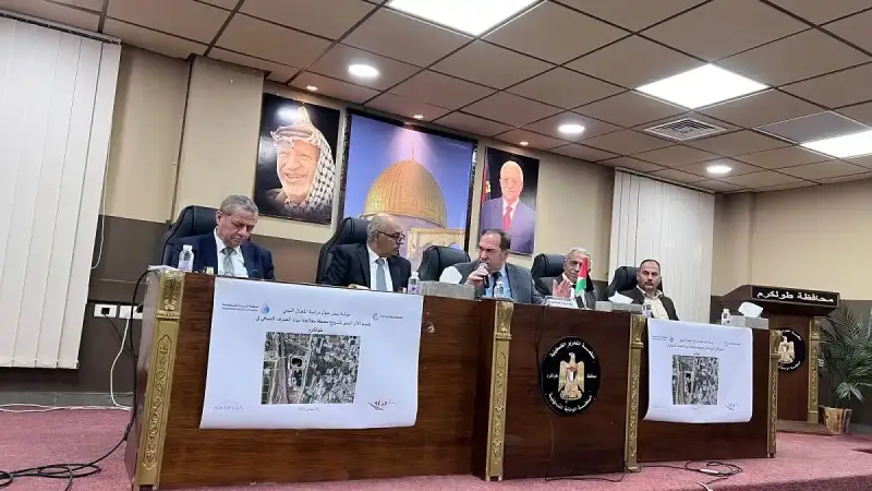 ورشة عمل حول مشروع محطة طولكرم