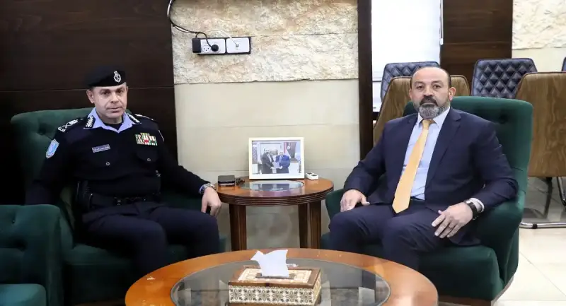 لقاء مدير الشرطة الفلسطينية بالنائب العام