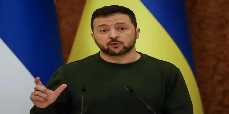 الرئيس الأوكراني فولوديمير زيلينسك