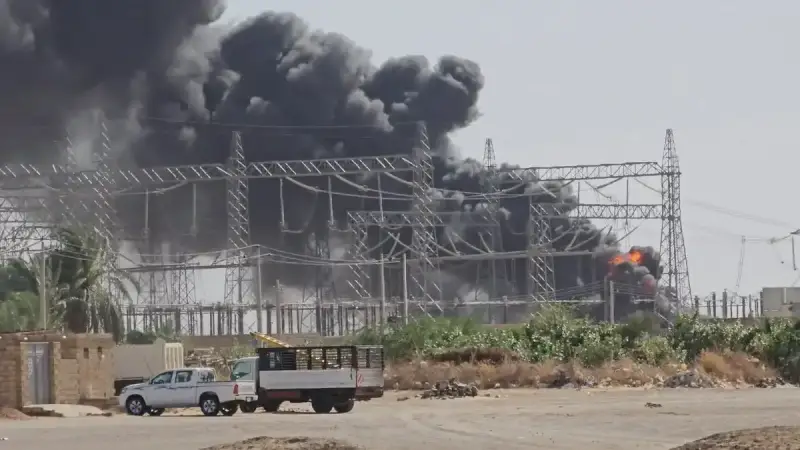 استهداف محطة كهرباء في السودان