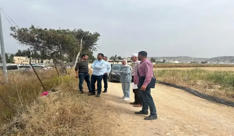 أراض لإيواء نازحين في جنين