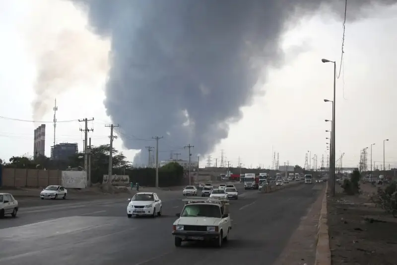 ميناء رجائي في مدينة بندر عباس بإيران