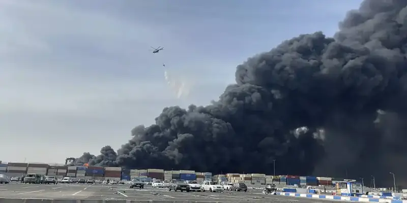 إنفجار ميناء رجائي