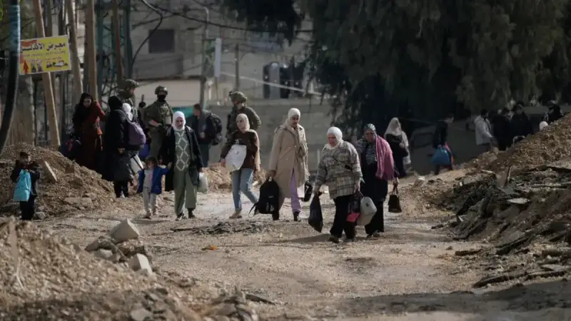 تهجير في مخيم جنين