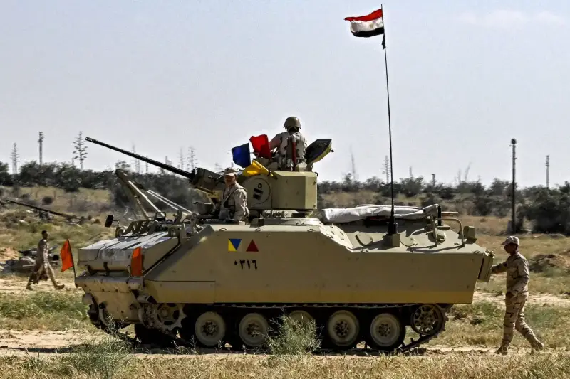 عناصر من الجيش المصري