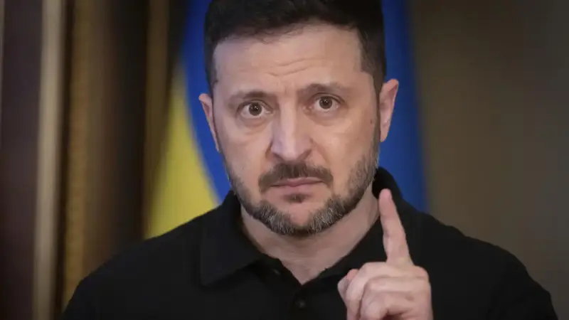 صورة أرشيفية للرئيس الأوكراني فولوديمير زيلينسكي