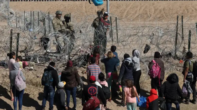 صورة أرشيفية للمهاجرين الغير شرعيين في أمريكا