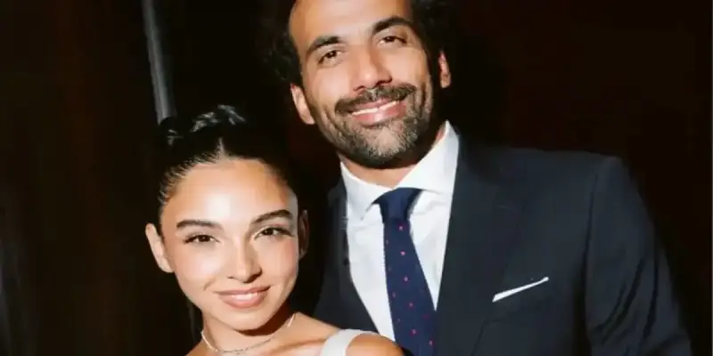 الفنانة المصرية سلمى أبو ضيف وزوجها