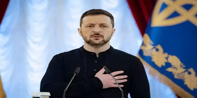 الرئيس الأوكراني فولوديمير زيلينسكي