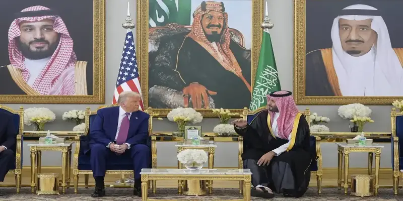 ولي العهد السعودي والرئيس الأميركي دونالد ترامب