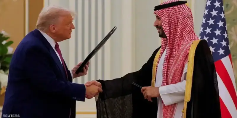 ولي العهد السعودي الأمير محمد بن سلمان والرئيس الأميركي دونالد ترامب