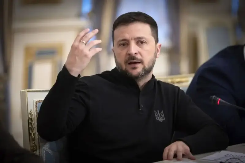 الرئيس الأوكراني فولوديمير زيلينسكي