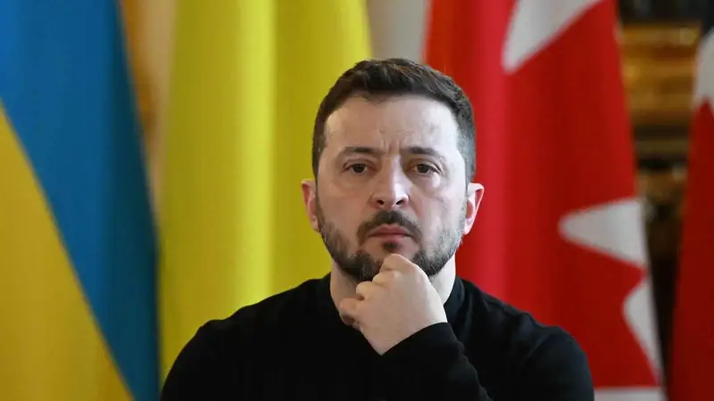 الرئيس الأوكراني فولوديمير زيلينسكي