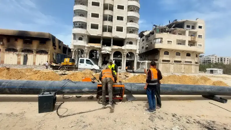 محطة ضخ الصرف الصحي بمنطقة السامر