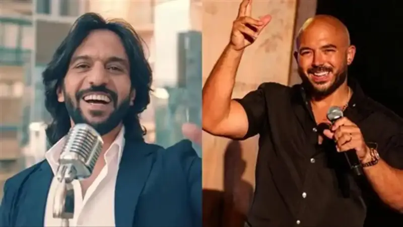 الفنانان المصريان بهاء سلطان ومحمود العسيلي
