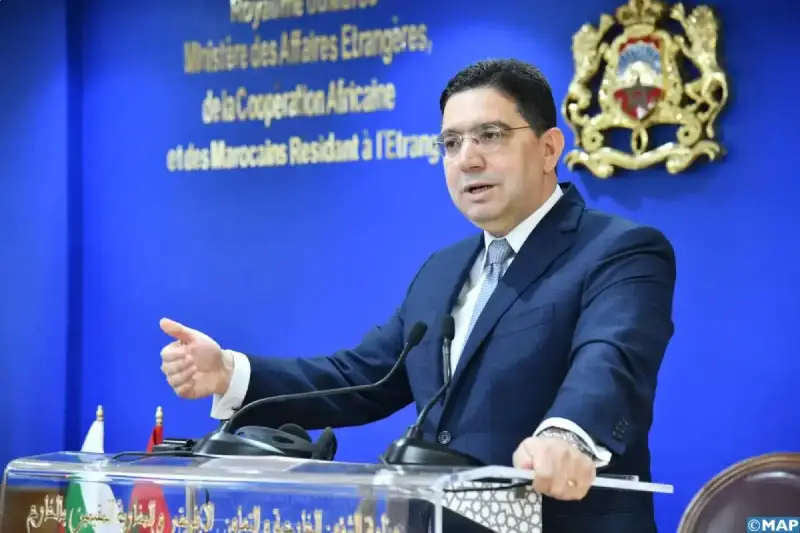 وزير الخارجية المغربي ناصر بوريطة