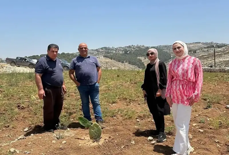 الزراعة الفلسطينية تتابع زراعة التين الشوكي