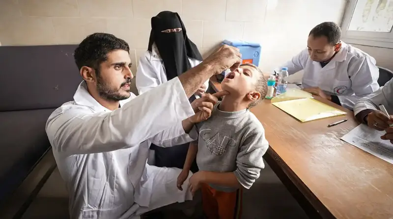 حملات التطعيم في غزة