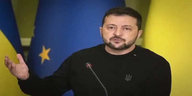 الرئيس الأوكراني فولوديمير زيلينسكي
