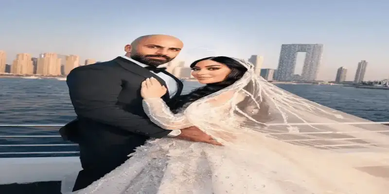 لمى إبراهيم وزوجها