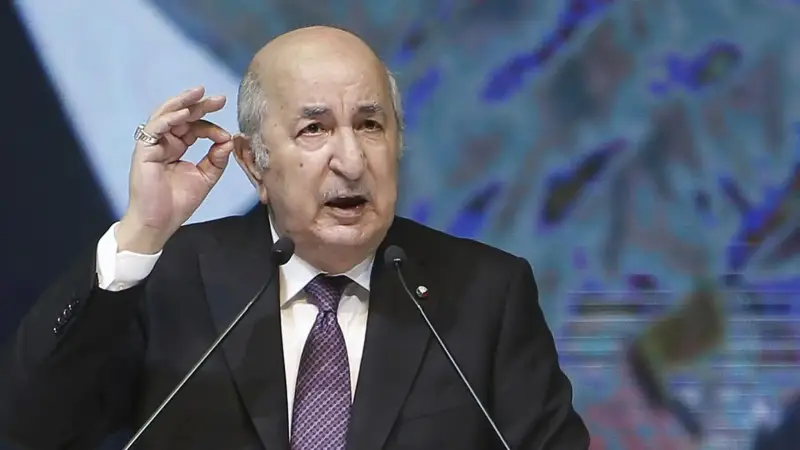 الرئيس الجزائري عبد المجيد تبون