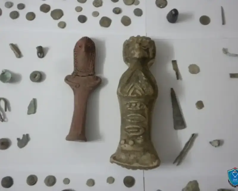ضبط قطع أثرية