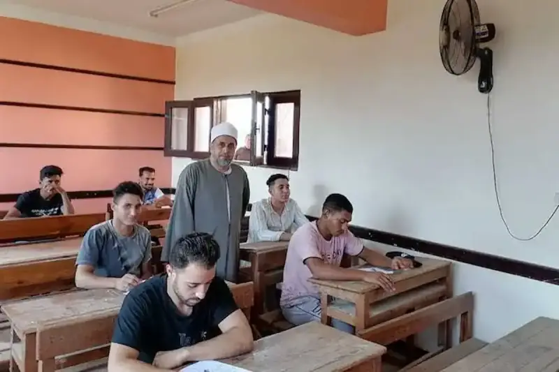 حل امتحان البحتة ثالثة ثانوي أزهر 2025