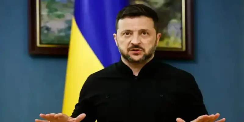 الرئيس الأوكراني فولوديمير زيلينسكي