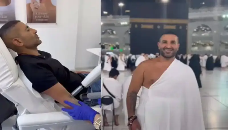 أحمد سعد بلا وشم