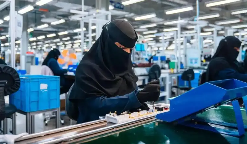 أحد المصانع السعودية