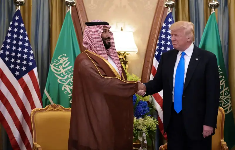 ترامب وبن سلمان