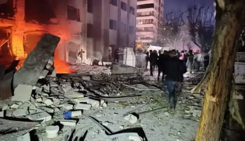 آثار الهجوم الإسرائيلي على طهران
