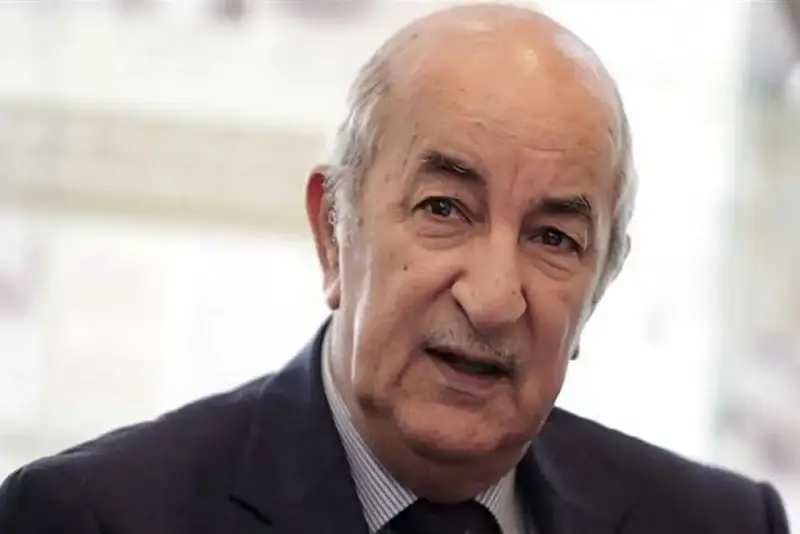 الرئيس الجزائري عبد المجيد تبون