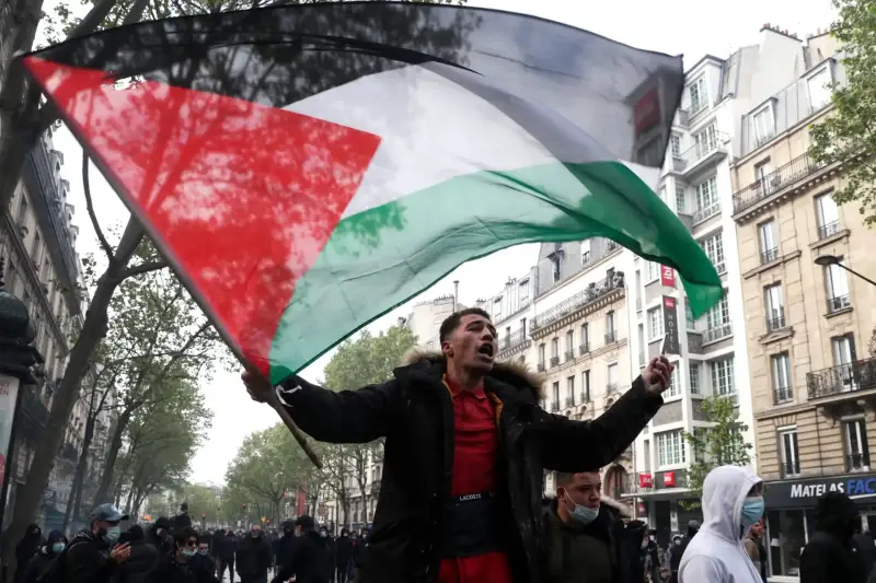 التظاهرات المؤيدة للفلسطينيين