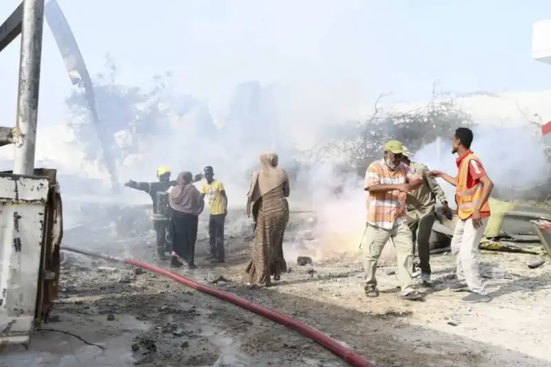 حادث تحطم مروحية عسكرية في الصومال