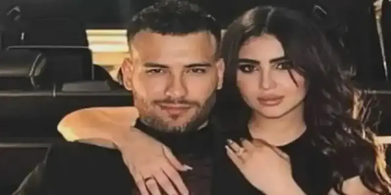 مطرب المهرجانات المصري مسلم وزوجته يارا تامر