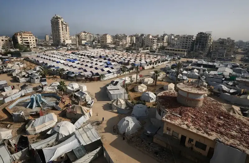 خيام النازحين في غزة