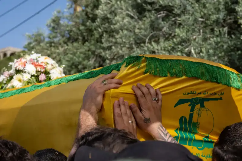 جنازة قيادي في حزب الله