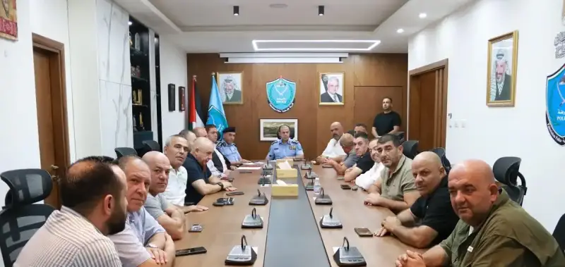 مدير شرطة فلسطين وكوارد فتح في رام الله