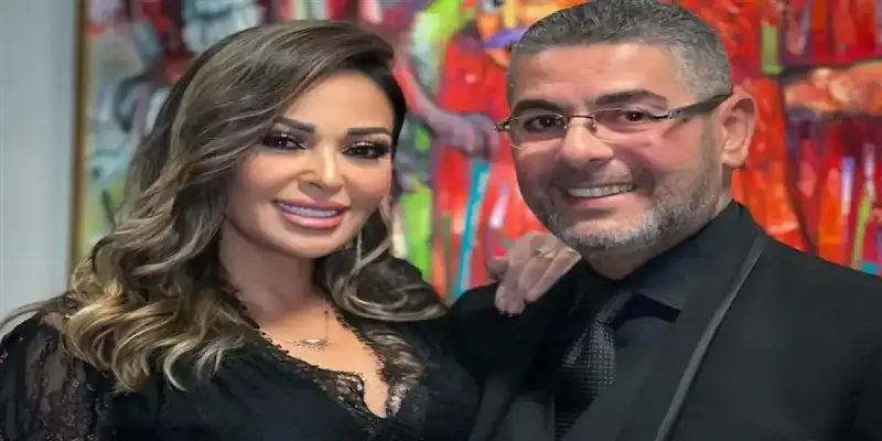 الفنانة المصرية داليا البحيري وزوجها