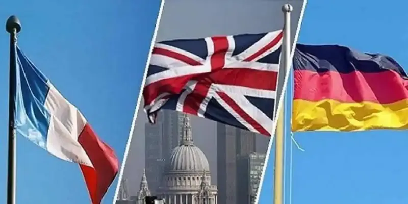 فرنسا وبريطانيا وألمانيا
