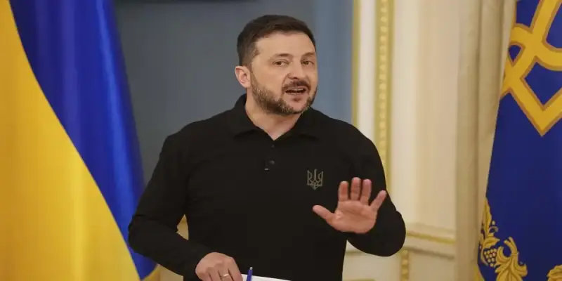 الرئيس الأوكراني فولوديمير زيلينسكي