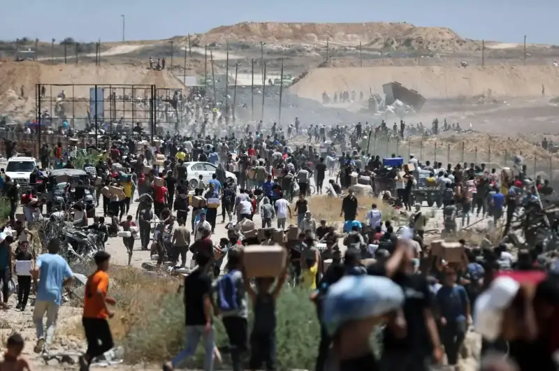 مجازر المساعدات في غزة