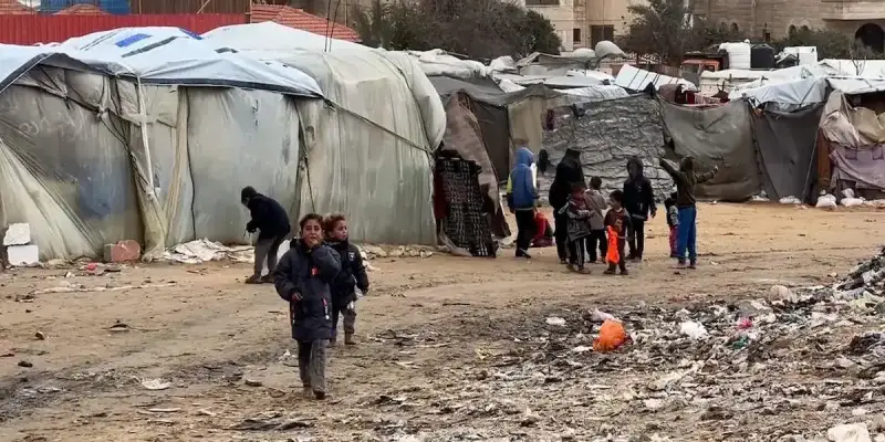 خيام النازحين في غزة