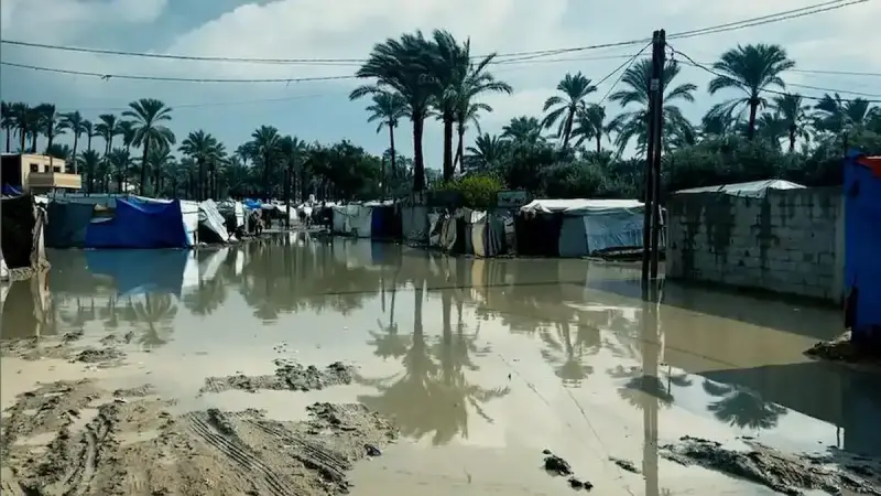 اثار الدمار في غزة